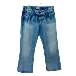 BKE denim cropped jeans size 30